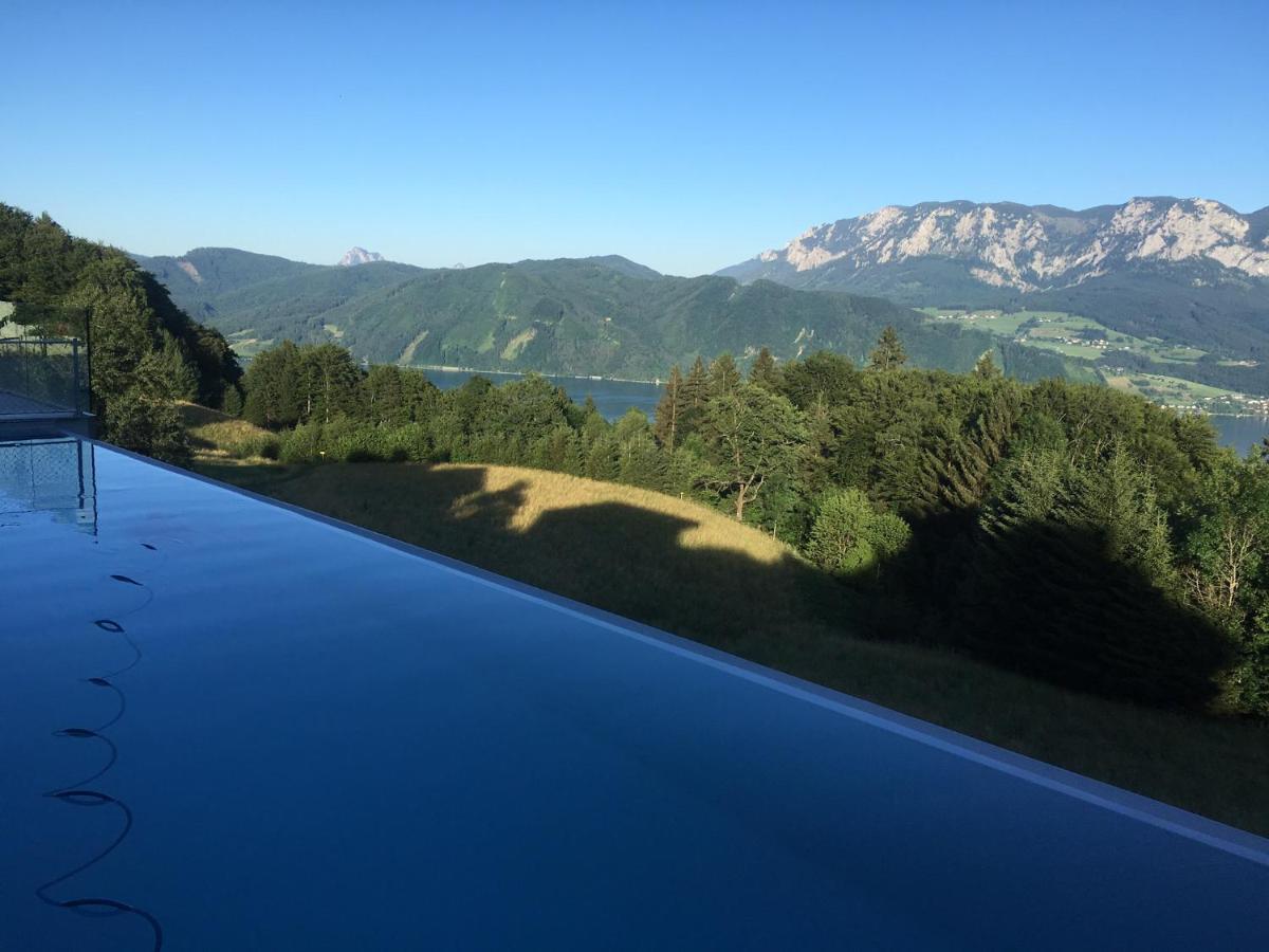 Attersee Luxury Design Villa With Dream Views, Large Pool And Sauna Nussdorf am Attersee Extérieur photo