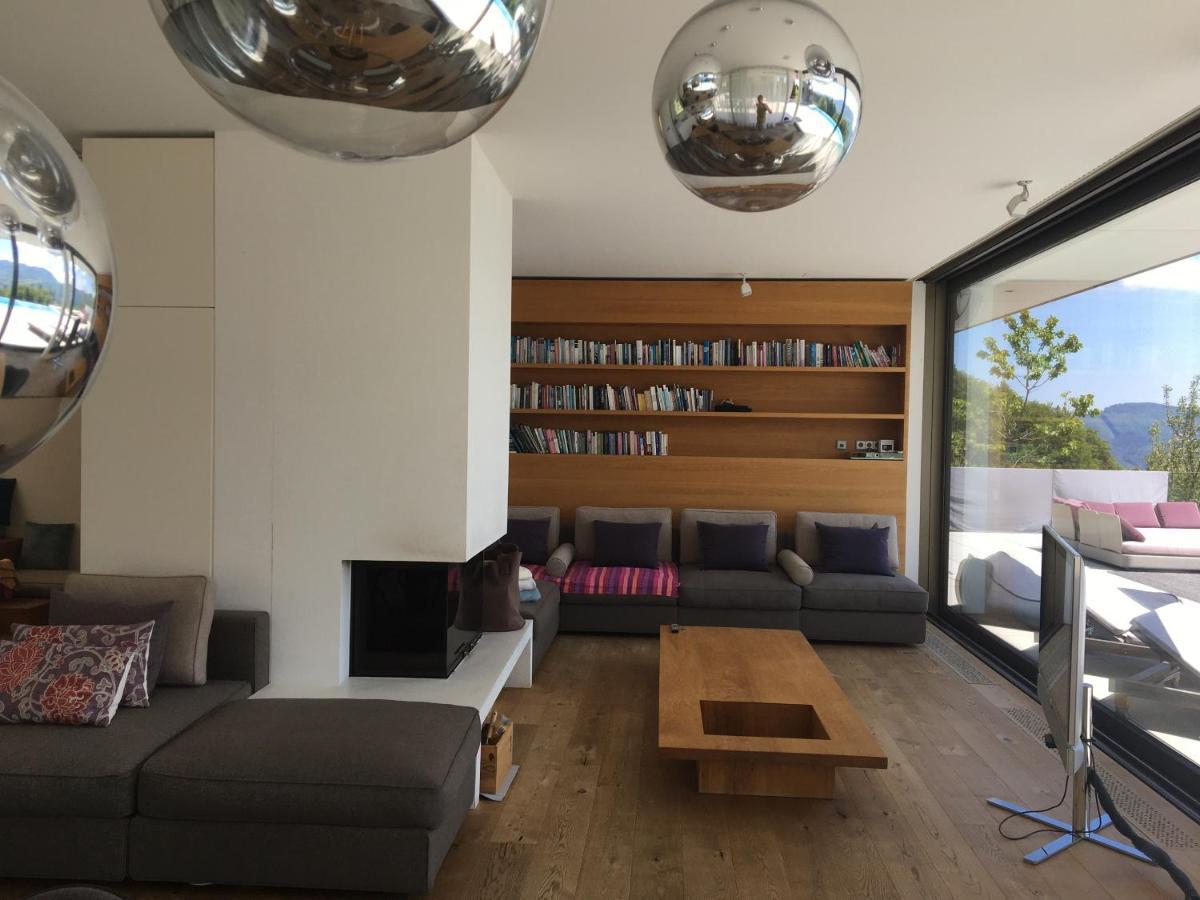 Attersee Luxury Design Villa With Dream Views, Large Pool And Sauna Nussdorf am Attersee Extérieur photo