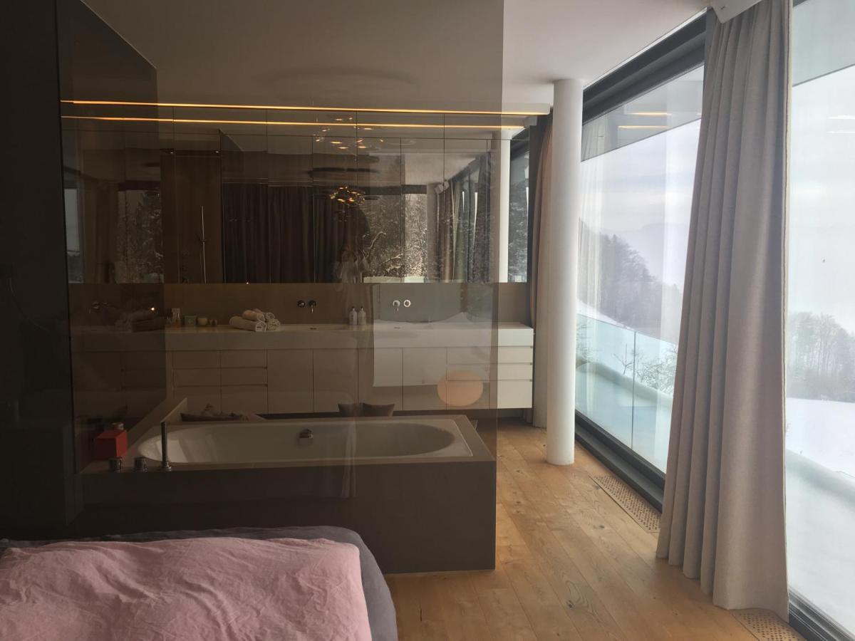 Attersee Luxury Design Villa With Dream Views, Large Pool And Sauna Nussdorf am Attersee Extérieur photo